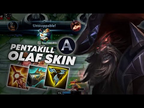OLAF WILD RIFT : PENTAKILL SKIN IS BROKEN JUNGLE PATCH 4.3 - SEASON 10