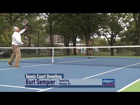 NJ Newark Tennis Court Unveiling