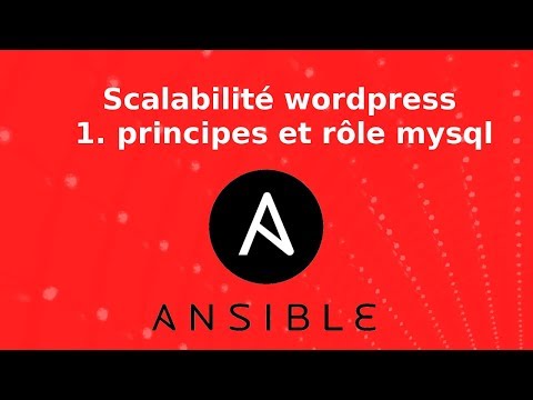 Wordpress Scalabilité 1 principes et isolation de l installation mysql