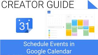 Schedule Event in Google Calendar
