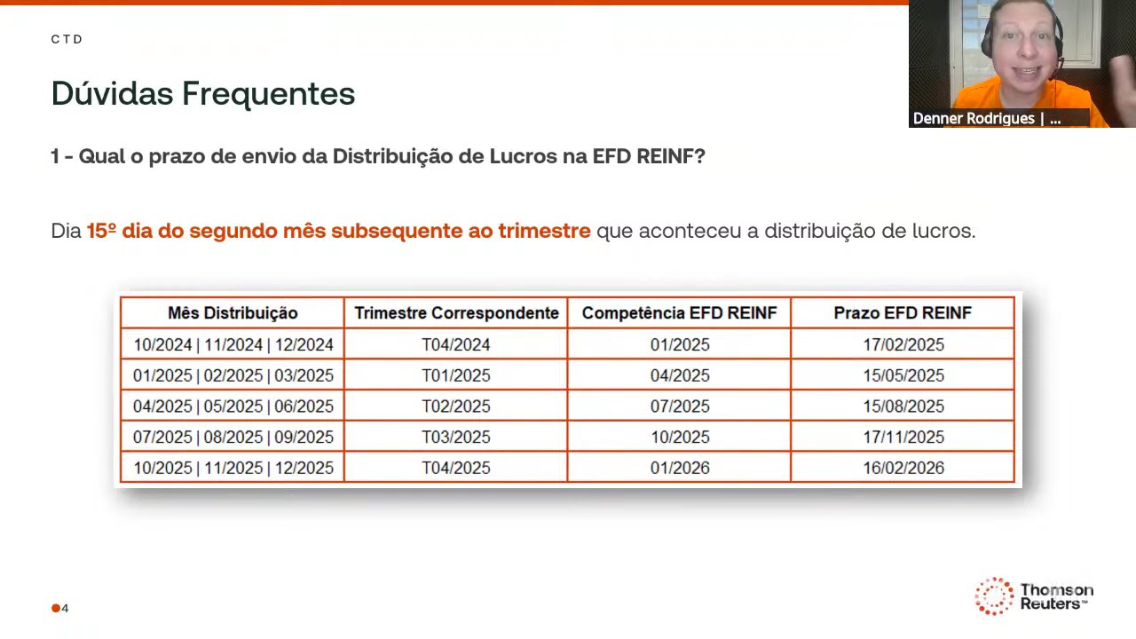 Tira Dúvidas eSocial, EFD-Reinf e DCTFWeb
