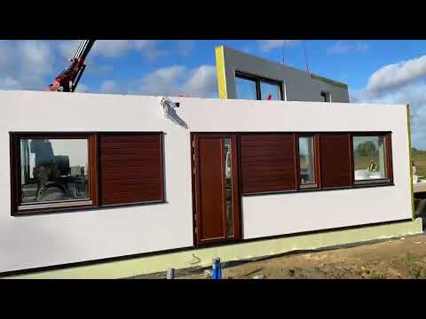 Kolejna realizacja domu Smart w 8 godzin! #sendom #budowa #domyprefabrykowane #