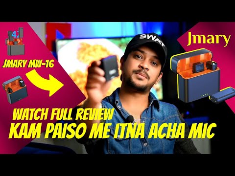 Best Wireless Mic  | Mic Review | Jmary MW-16  Wireless Microphone | Best Mic | Unboxing | New vlog