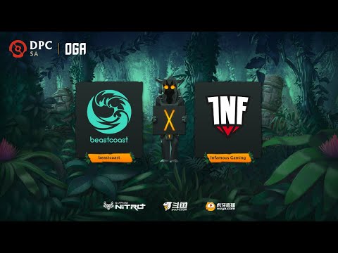beastcoast vs Infamous Gaming | OGA DPC SA Regional League Upper Division (BO3) | - Game 2