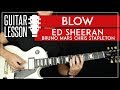 BLOW Guitar Tutorial 🎸 Ed Sheeran Bruno Mars Chris Stapleton Guitar Lesson |Solo + TABS| BLOW Guitar Tutorial 🎸 Ed Sheeran Bruno Mars Chris Stapleton Guitar Lesson |Solo + TABS|