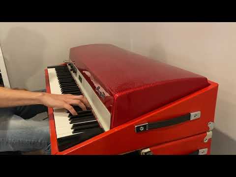 Custom Red Sparkle Rhodes Suitcase Piano image 16