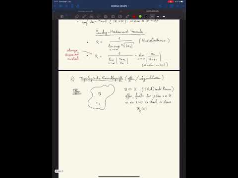 Analysis 1 Kapitel 15 Teil 1