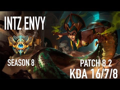 INTZ ENVY CASSIOPEIA VS YASUO - Ranked Challenger - PATCH 8.2