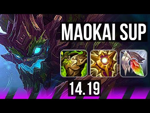 MAOKAI & Syndra vs SENNA & Karthus (SUP) | 23k DMG | EUW Master | 14.19