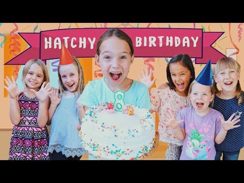 Toy Hotel Celebrates Addy's Hatchimals Filled Birthday !!!
