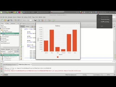 JavaFX Tutorial : Adding Bar Chart in your program