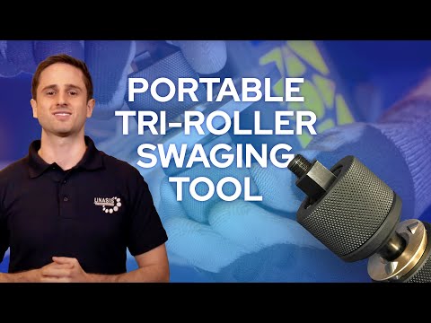 How to use the UNASIS Portable Tri-Roller Swaging Tool