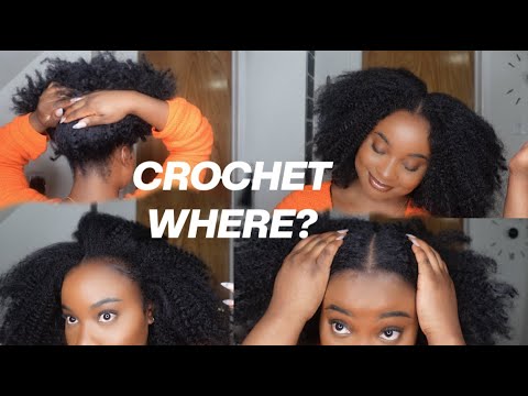 MOST NATURAL CROCHET HAIRSTYLE - WITH LEAVE OUT
