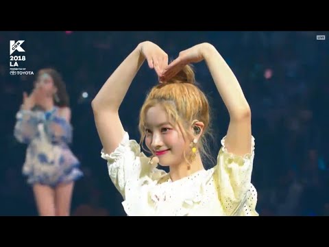 [Full] TWICE (트와이스) - Dance The Night Away, Talk, What is Love, Likey, & Cheer Up @ KCON LA 2018