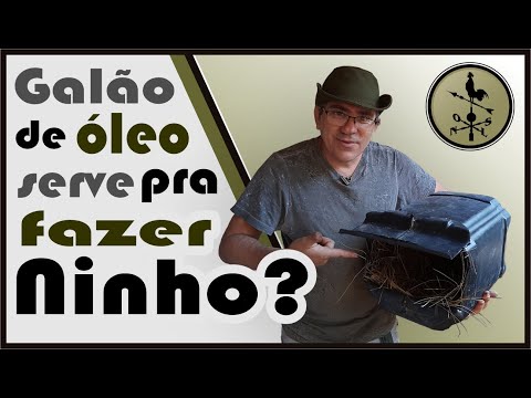 , title : 'Como fazer ninho de galinha caipira com galão do óleo.'