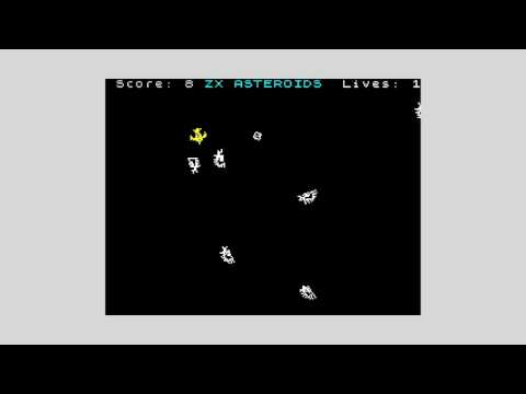PRISM sprite rotation test: Asteroids