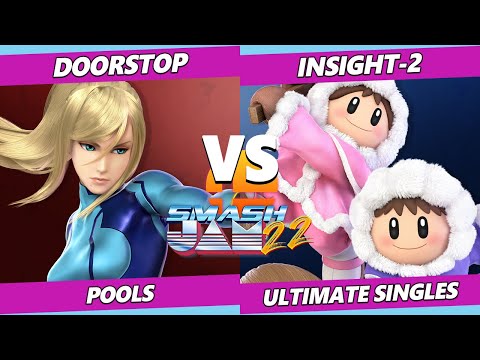 Smash Jam 22 - Doorstop (ZSS) Vs. Insight-2 (Ice Climber) SSBU Ultimate Tournament