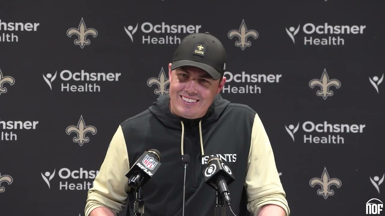 Saints HC Kellen Moore on Taysom Hill, Tyler Shough, building momentum at home, win against Jets