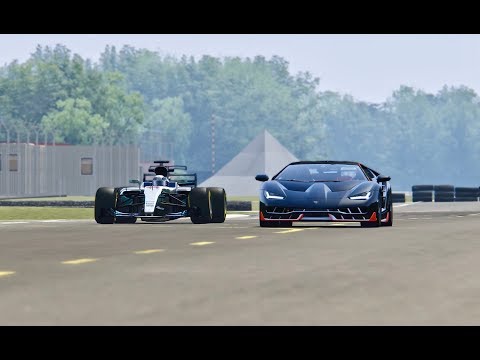 Mercedes F1 2017 vs Lamborghini Centenario - Top Gear Track