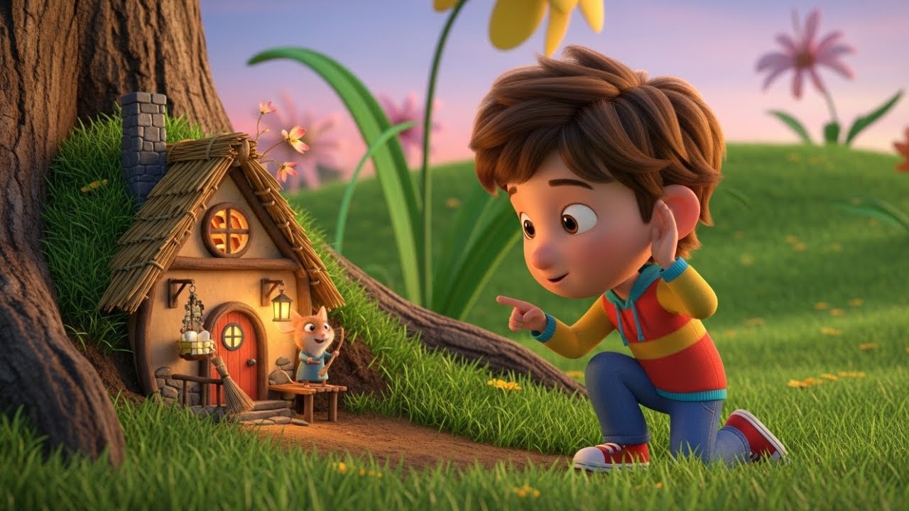 Little Mouse, Tiny House 🐭 | Cozy Animal Rhyme & Story for Kids