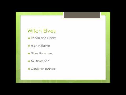 Dark Elves Army Review Core