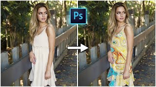 How To Add Patterns To Clothes In Photoshop | Photoshop Tutorial
