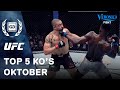 Top 5 KO's Oktober 2019