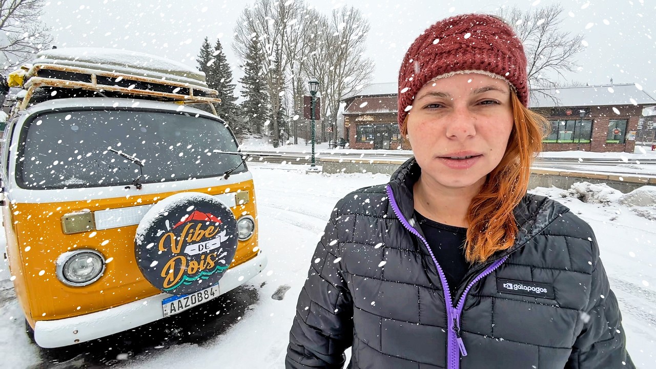 The extreme cold put us to the test on the road