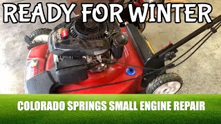How To Winterize A Lawn Mower Small Engine Repair