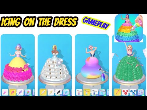 Icing On The Dress Game All levels Gameplay Walkthrough ( Android-iOS )