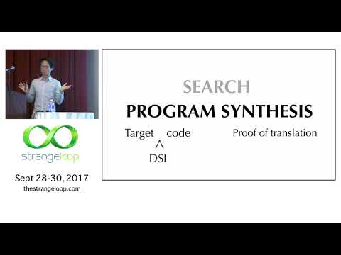 "Leveraging DSLs (Almost) for Free" by Alvin Cheung