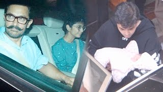 Aamir Khan And Wife Kiran Rao Visit Karan Johar’s Twins!