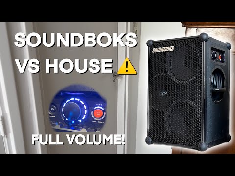 Soundboks 3 shakes/destroys house ⚠️ Max volume😱