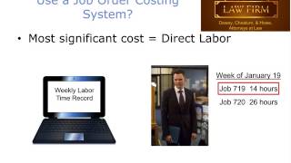Calculate Job Costs for a Service Company