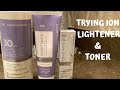 ION CREAM LIGHTENER ION BRIGHT WHITE PLATINUM LACE TONER