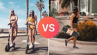 Electric Scooter vs Electric Skateboard - Which is Best?