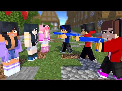 COUPLE DANCE | CHICKEN WINGS MEME | GANGNAM STYLE DANCE | MAIZEN, EIN, APHAMU - Minecraft Animation