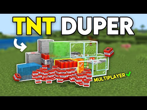 NEW TNT DUPER FARM in 1.21 Minecraft Bedrock !