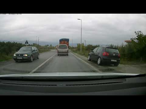 Driving from Ohrid to Vevcani