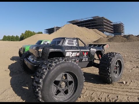 ""SHOWDOWN" NEW ARRMA Outcast 6s EXB vs Tekno MT410 plus OD XL 😍