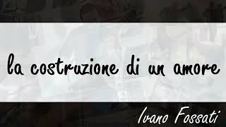 la costruzione di un amore (I.Fossati) - prove &quot;la barca di legno di rosa&quot;
