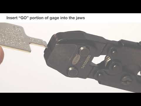 Calibration of Sargent Ratchet Pincer for PEX clamps