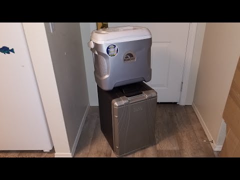 COLEMAN POWERCHILL ICELESS 40 QUART COOLER Vs. IGLOO ICELESS 28 TRAVEL COOLER