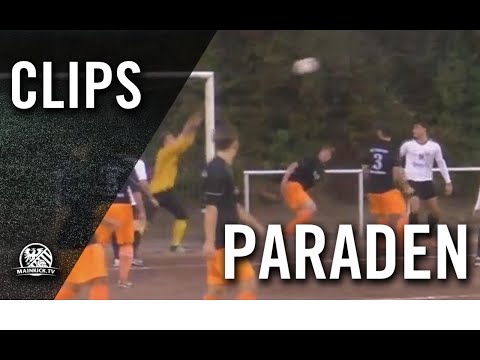 Auf der Linie pariert | Parade von L. Hamburger (Eintracht Oberrodenbach)