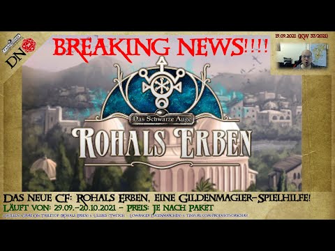 ROHALS ERBEN - Das neue Gildenmagier-Crowdfunding startet am 29.09.! (DSA-Nachrichten KW37/2) #016