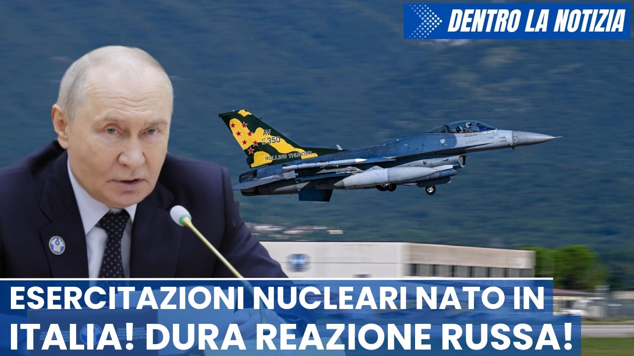 NATO inizia esercitazioni nucleari in Italia! Dura reazione russa! Gov Francia: prepariamo la guerra