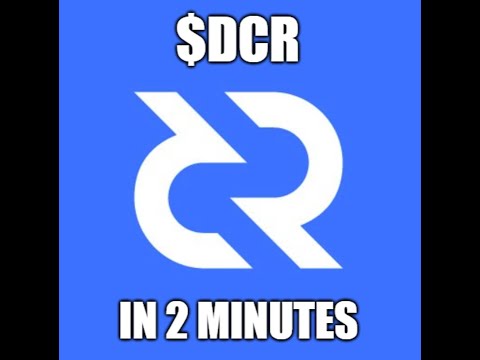 Crypto Altcoin $DCR in 2 Minutes: Decred