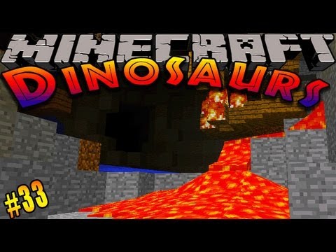 Minecraft Dinosaurs - ( Dinosaur mod ) - Episode 33 - MAKING OUR MINE!