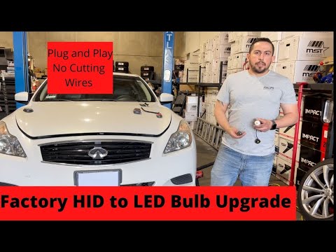 DIY LED plug and play upgrade on G37