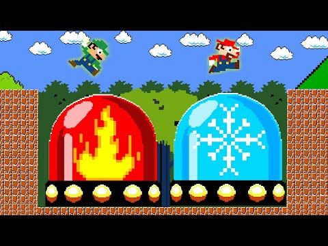 Can Mario and Luigi Press Hot and Cold Button ?